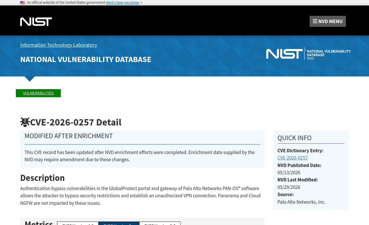 NVD advisory — CVE-2026-0257