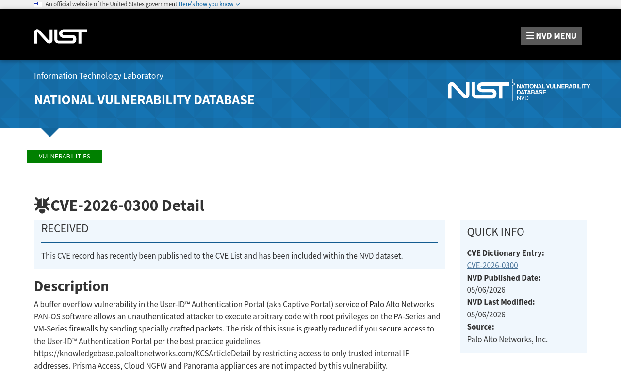NVD advisory — CVE-2026-0300