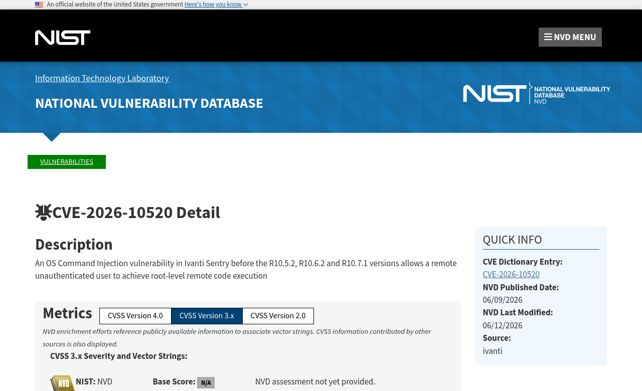 NVD advisory — CVE-2026-10520