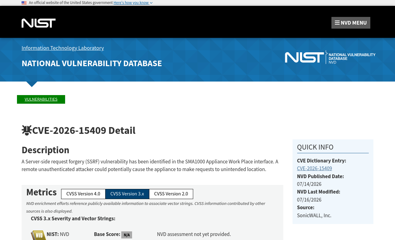 NVD advisory — CVE-2026-15409